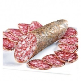 Salchichon iberico de bellota en lonchas LEONCIO peso aproximado sobre 100 grs